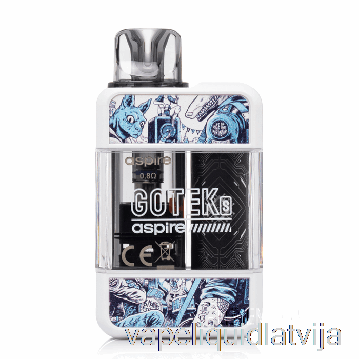 Aspire Gotek S Pod Sistēmas Balts Vape šķidrums